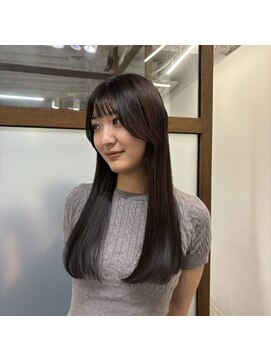 ソコノサロン ハナレ 北千住(socono salon HANARE) 顔周りレイヤーカット×美髪矯正【北千住美容院HANARE】