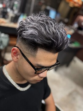 フォーコーナーズカットショップスリーセント 栄(FourCornersCutShop 3/cent) 極道メッシュ