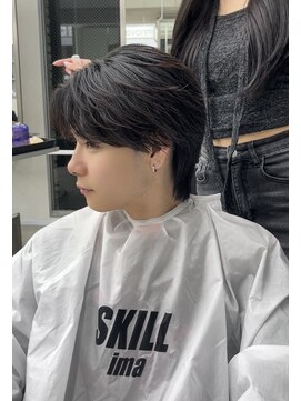 スキルアイマ(SKILL ima) センターパート/ニュアンスパーマ/スポットパーマ