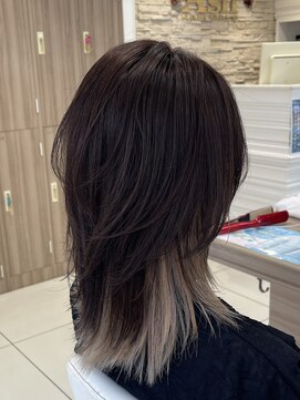 アッシュ 鶴ヶ峰1号店(Ash) ミディアムレイヤー×インナーカラー