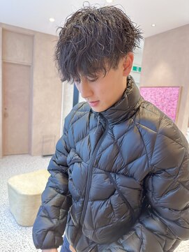 オン キャナルシティ博多前店(on) 【哉汰】縦落ちパーマ/ツイストスパイラルパーマ/メンズ20代