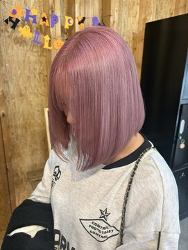 アフターニュース 新潟(afternews) ピンクベージュ/ダブルカラー/ケアブリーチ/髪質改善/駅前/駅南