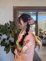 ガネーシャ(ganesya)&nbsp;編みおろしヘアセット