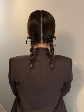 サンプラス(san+) 【リコ】タイトにまとめたツインアレンジ◎