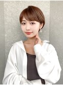 ナチュラルショート/ショートボブ/顔周り/立川/20代30代40代50代