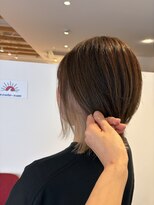 アズールサン 草加西口店(azule-sun)&nbsp;インナーカラー,ホワイトベージュ,ミニウルフ,ブリーチ【草加】