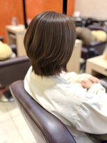 グランド ソシエ 御影店&nbsp;オリーブアッシュブラウン×ミディアムボブ