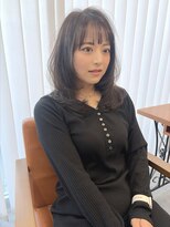 リンクス 東戸塚店(LINKS)&nbsp;ミディロング×ハイレイヤー×ブルーベージュ
