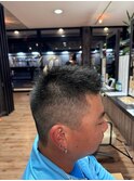 メンズカット×ニュアンスパーマ スパイキーショートで好印象