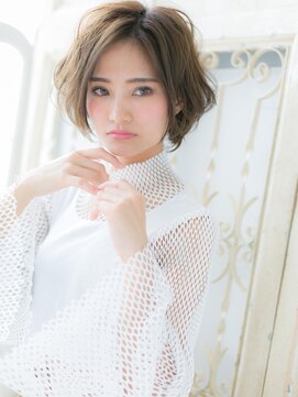 モッズ ヘア 福岡姪浜店(mod's hair) *mod's姪浜*…ひし形シルエットでエアリーな大人ボブa
