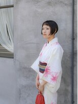 ホワイトルーム(White Room) 刈り上げボブ+浴衣スタイル♪
