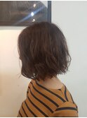 切りっぱなしウェービーパーマボブ！　遠藤至