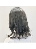 黒髪ミディアムヘアー