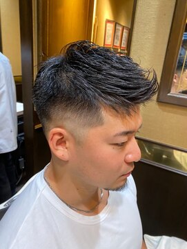 ヒロギンザ 八重洲店(HIRO GINZA) フェードジェットモヒカン