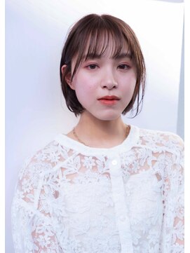 マッシュアンドマッシュアヴェダ ららぽーと福岡店(mash&mash AVEDA) 前髪☆顔周り☆ラベンダーカラー/20代30代40代　ららぽーと福岡