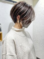 アヴァロン(AVALON) 絶壁解消/ひし形/前下がり/大人ショートボブ/30代/40代★猪狩★