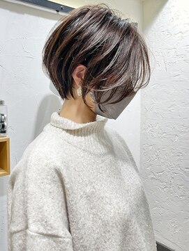 マグ ギンザ(mag ginza) 絶壁解消/ひし形/前下がり/大人ショートボブ/30代/40代★猪狩★