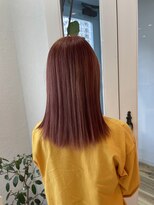 ヘアーリビングリコ 新潟笹口店(hair living Liko) ピンク×ブラウン