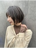 モードヘアミディアム×美髪【髪質改善/縮毛矯正】 