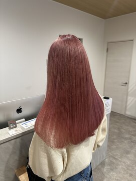 ビスポーク(BESPOKE) ダブルカラーブリーチ透明感ペールピンク