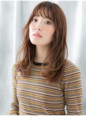 ミストバング髪質改善くせ毛風ゆるセミディe小山20代30代40代