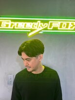 グリーディーフォックス 三軒茶屋(GreedyFOX)&nbsp;波巻き/マッシュパーマ/ウルフ/ハイライト<理容室>三軒茶屋