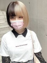 ディア(.eer)&nbsp;ミニマムボブ×ツートンカラー小顔カットミニボブ愛されショート