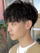 ウェイビーエフティフィフス 横浜西口(WAVEY ft.fifth)&nbsp;ツイストスパイラルパーマメンズパーママッシュウルフフェード