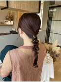 タイト×ぽこぽこ編みおろし