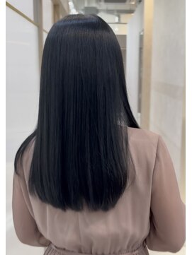 ジーナ 本八幡(Zina) ブルーブラック☆ブリーチなしダブルカラー Zina 本八幡