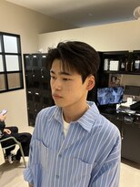 ステージ(STAGE)&nbsp;センターパート　ニュアンスパーマ　ダウンパーマ