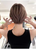 ハイライトバレイヤージュダブルカラーケアブリーチ30代40代