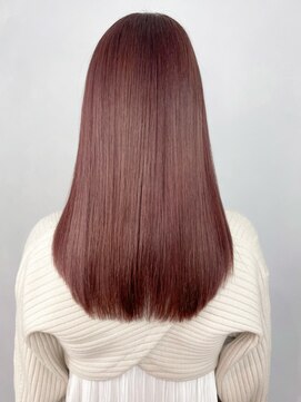 アイティーバイアルバム 八王子店(IT by ALBUM) チェリーブラウン美髪韓国ヘア顔周りレイヤーロング_ba374151