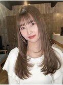 透明感カラー/髪質改善/縮毛矯正/韓国風レイヤーカット
