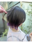 【関日葉里】ラベンダーグレージュ×パープル