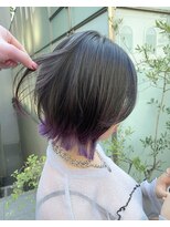 ティエラ 原宿 表参道(Tierra)&nbsp;【関日葉里】ラベンダーグレージュ×パープル