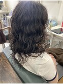 ロングウルフカーリーヘアー