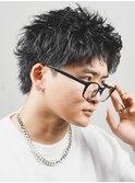 ベリショスパイキーショートべリーショートアップバングメンズ