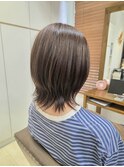 フェイスレイヤー/ウルフレイヤー/ボブ/オリーブグレイ/荻窪