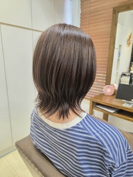 フラココ 荻窪店(hurakoko trico) フェイスレイヤー/ウルフレイヤー/ボブ/オリーブグレイ/荻窪