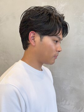 エリマバイフィフス 調布(elima by fifth) 調布メンズパーマニュアンスパーマフェザーパーマセンターパート