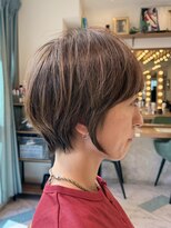 ロンド パルティール 大宮(Lond partir)&nbsp;暗めカラー/グランマッシュ/デザインカラー/ショートボブ/大宮