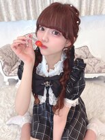 リルミー(Lilme)&nbsp;石田萌依ちゃん＊編み込みおさげヘア＊まゆ