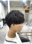 エアリー刈り上げマッシュ