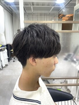 エアリー刈り上げマッシュ