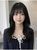 ブルーブラック/韓国巻き@20代30代40代