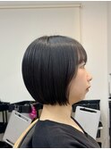 ☆ダークアッシュミディアムレイヤーカット似合わせカット[船橋]