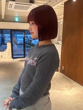 ミュー(miμ) 髪質改善ストレートとブリーチ無しダブルカラーの組み合わせ可能