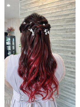 ラヴィ(La Vie) 結婚式友人ヘアセット