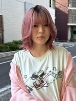 エニフォーイーストハム(Eni for eastham)&nbsp;ケアブリーチ/ピンクアッシュ/ミディアム/レイヤーカット